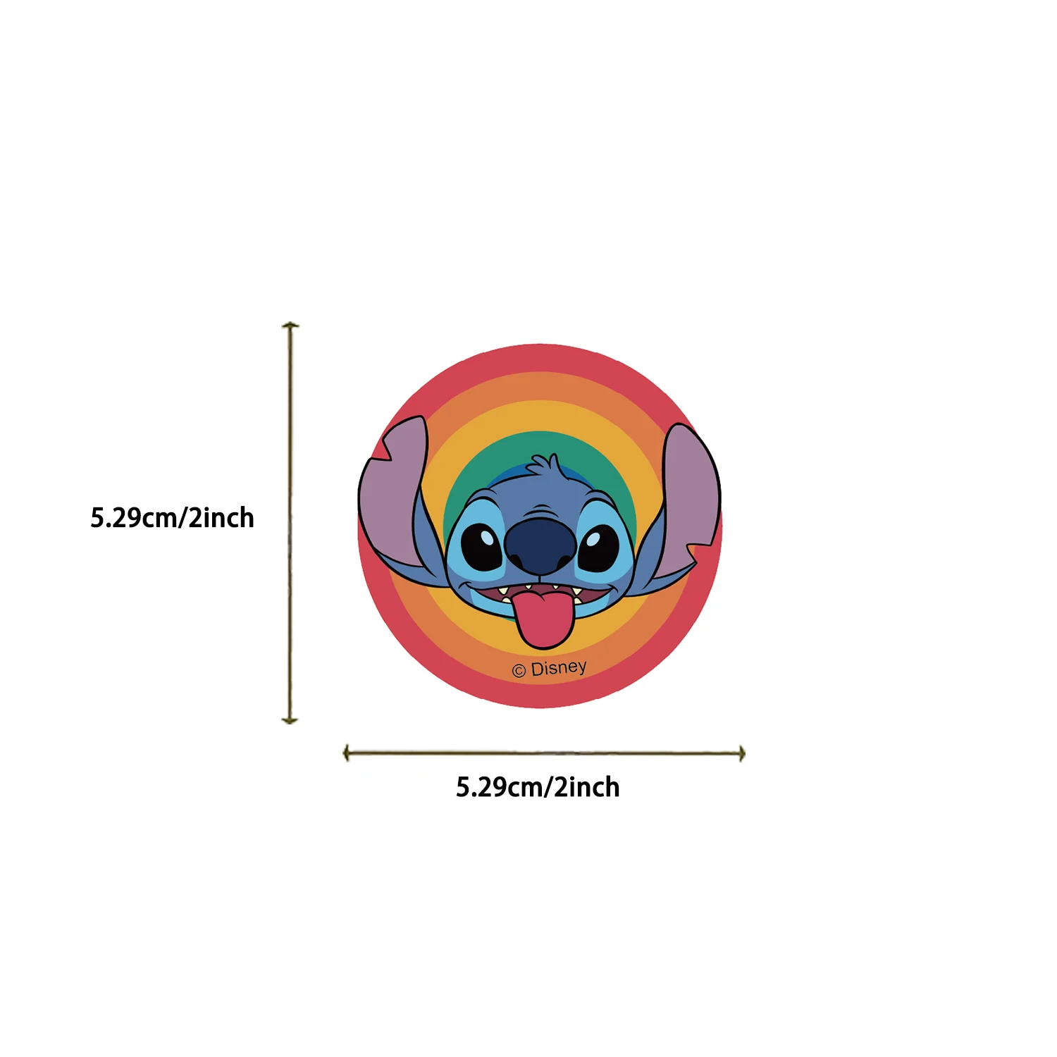 50PCS Disney Stitch Vinyl Waterproof Stickers Toys For Water Bottles Laptop Bumper Notebook Computer Phone Hard Hat Car Decals