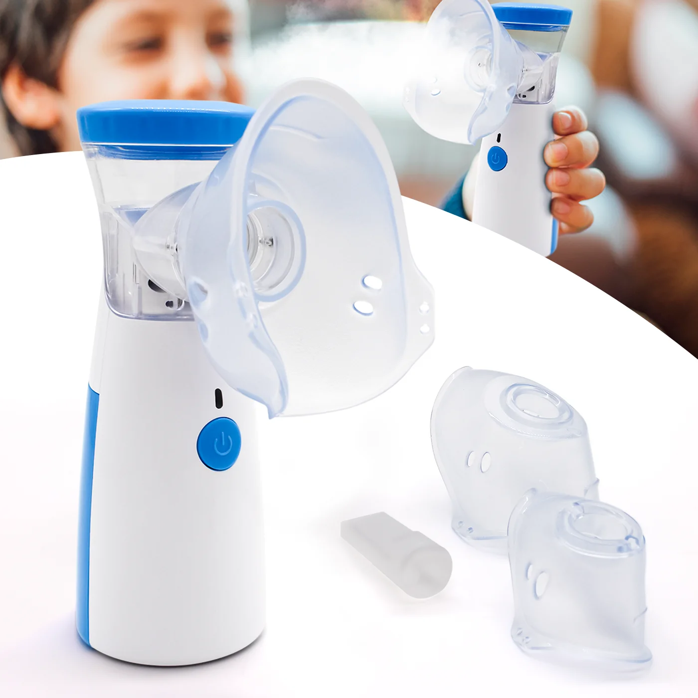 Bivolt Silent Ultrasonic Portable Nebulizer Inhaler