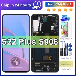 For AMOLED For Samsung S22 Plus 5G S906 S906B S906U LCD Touch Screen Digitizer For samsung S22 Plus 5G LCD Display