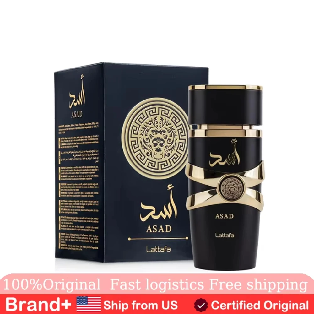 

LA Asad Unisex Eau De Parfum Spray 3.4 Oz | Arabian Long-Lasting Natural Fragrance