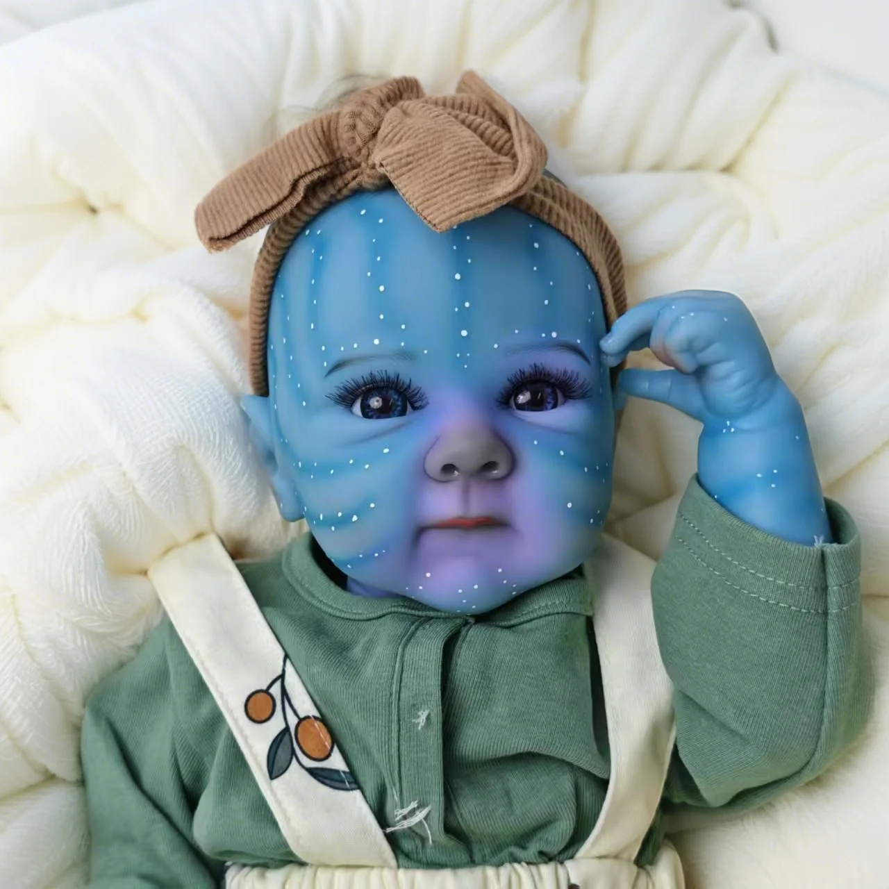 Poupées bébé Reborn réalistes-poupée réaliste en vinyle souple mignon de 20 pouces, poupées bébé de la vie réelle portables (poupée uniquement/pas d'accessoires)