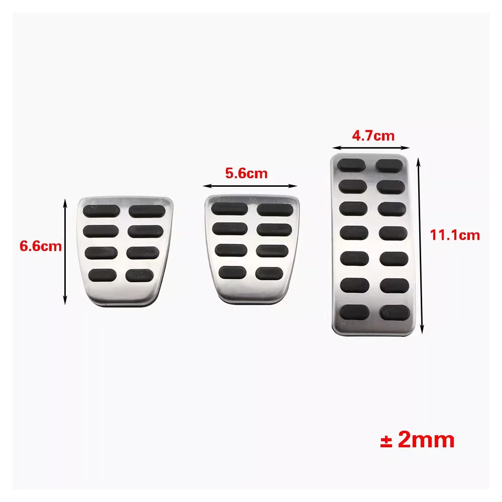 Car Gas Brake Rest Pedals for Hyundai Elantra CN7 Avante i30 N-Line 2021~2025 Rubber Anti-Slip Alloy Footrest Cover Accessories