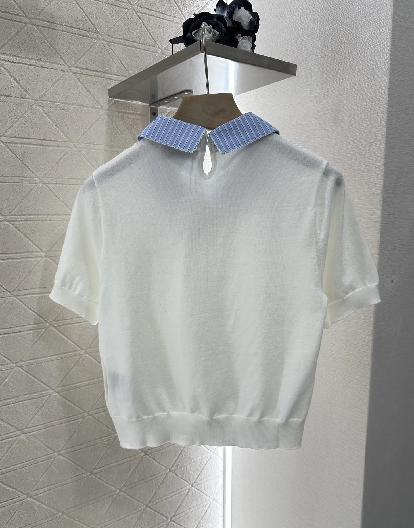 

2025 New T-shirt Tencel Wool Polo Pockets Short-sleeved Fashionable Versatile Slimming Figure-hugging Spring Summer