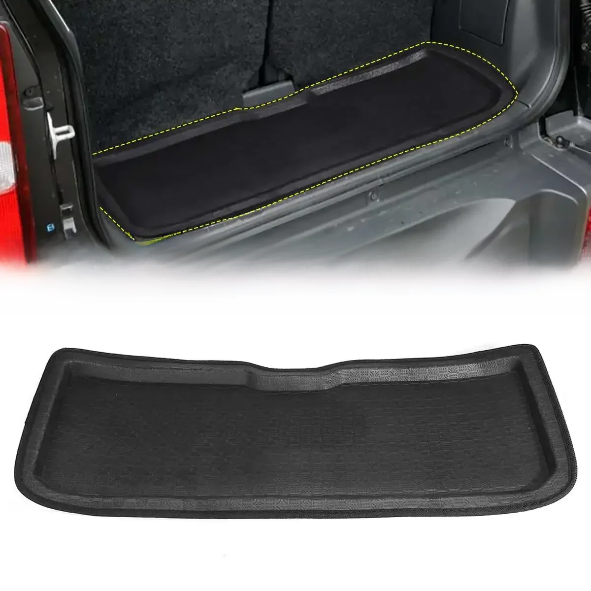Plateau de coffre de doublure de chargement de voiture, couverture de coffre arrière, tapis mat, tapis de sol, coussinet de coup de pied pour BuickEncore pour SUZUKI JIMNY 1998 1999 2000 – 2016