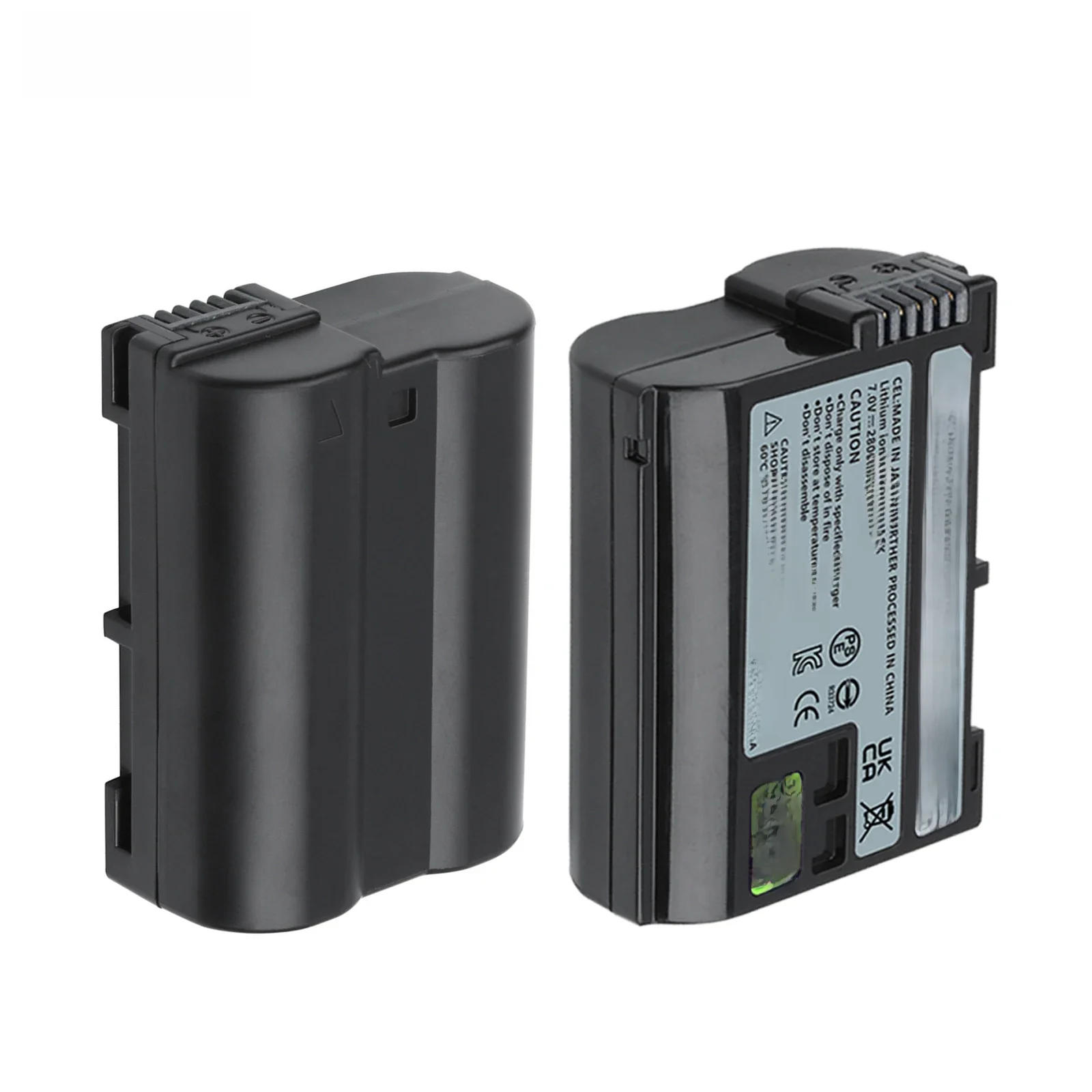 2800mAh EN-EL15C EN-EL15 battery for Nikon Z5, Z6, Z6 II, Z7, Z7II D7000 D7100 D7200, D850 D750 D7500 D810 D500 D800 - afbeelding 2