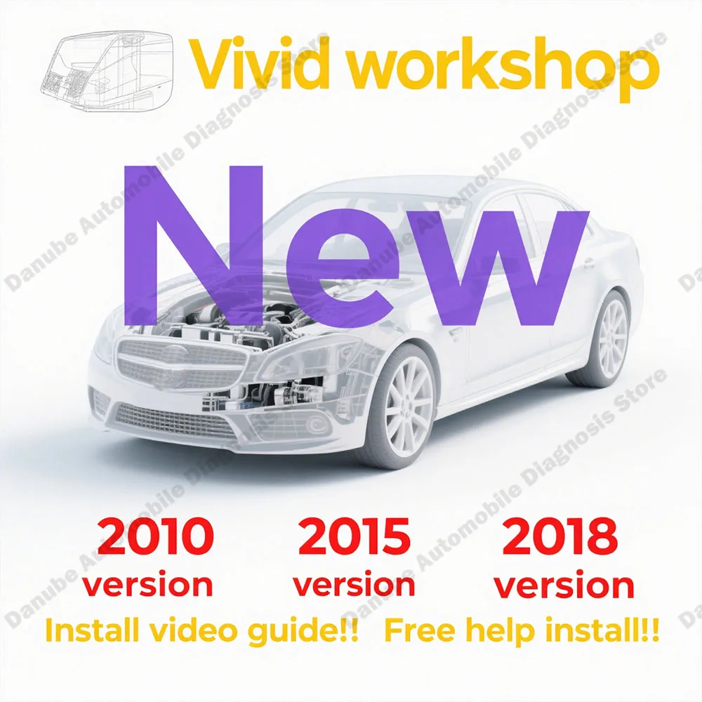 

New Vivid Workshop 2018.01 и яркое программное обеспечение для авторемонта 2015 года — европейский диагностический инструмент 10,2, автомобильное программное обеспечение для мгновенной загрузки