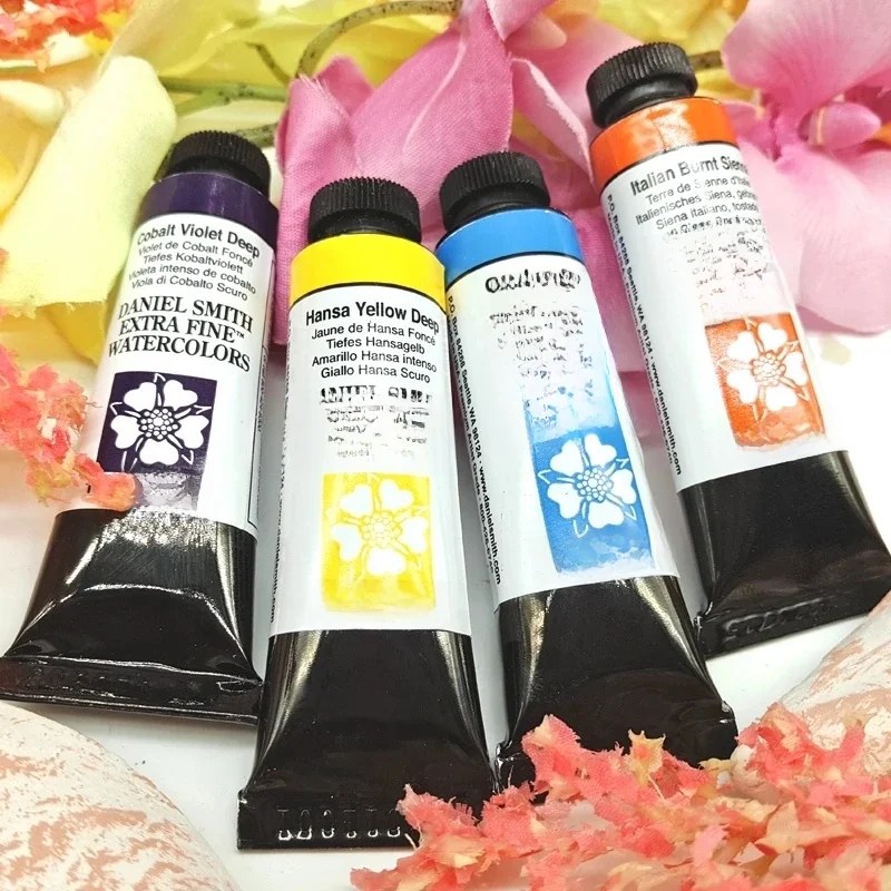American DANIEL SMITH Series3 Natural Mineral Extra Fine Watercolor Piant 15ml/0.5 Fl Oz Tubes Painting Artists Drawing Supplies — zdjęcie produktu 7
