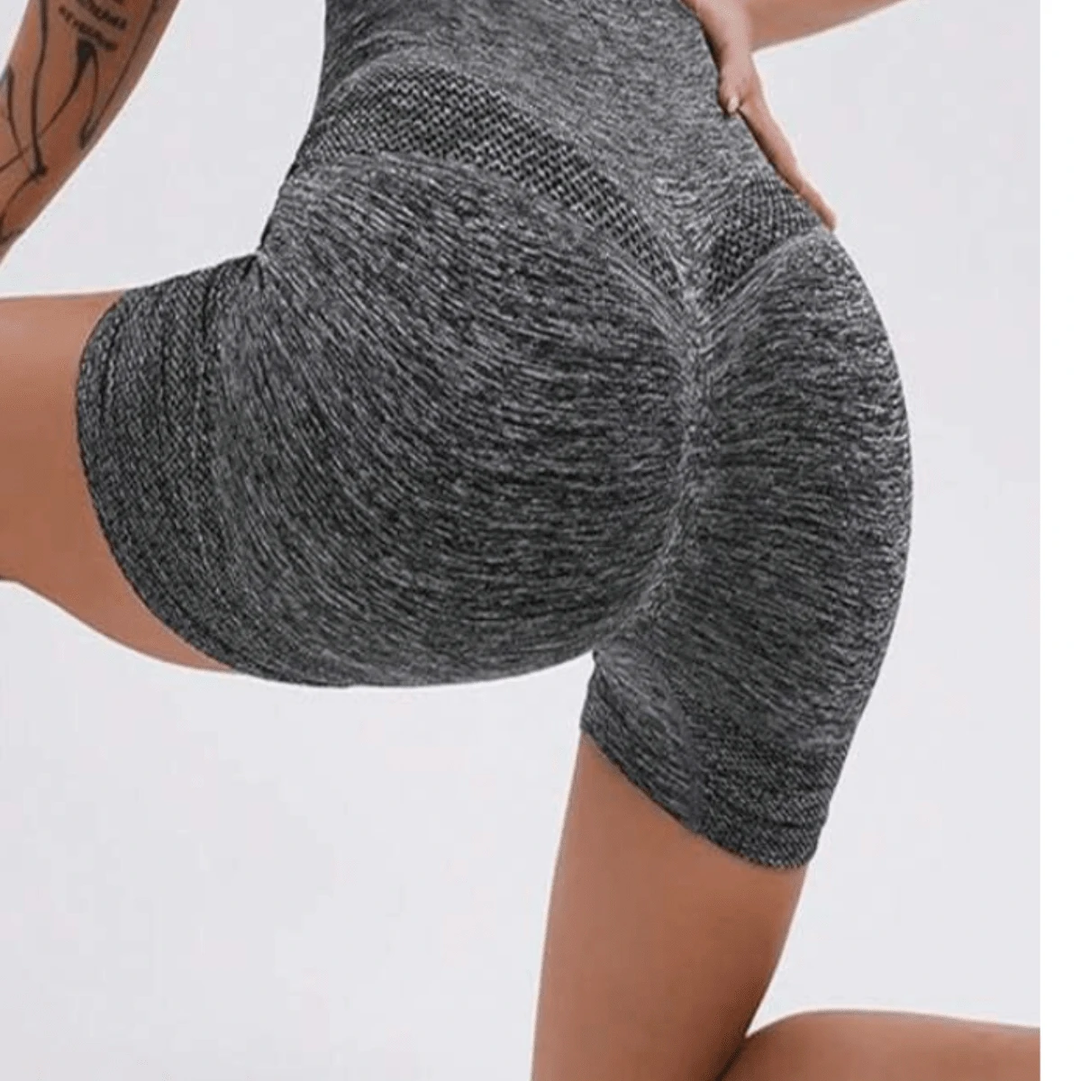 Yoga Basic Shorts deportivos con cintura amplia y estampado teñido de espacio, shorts elásticos