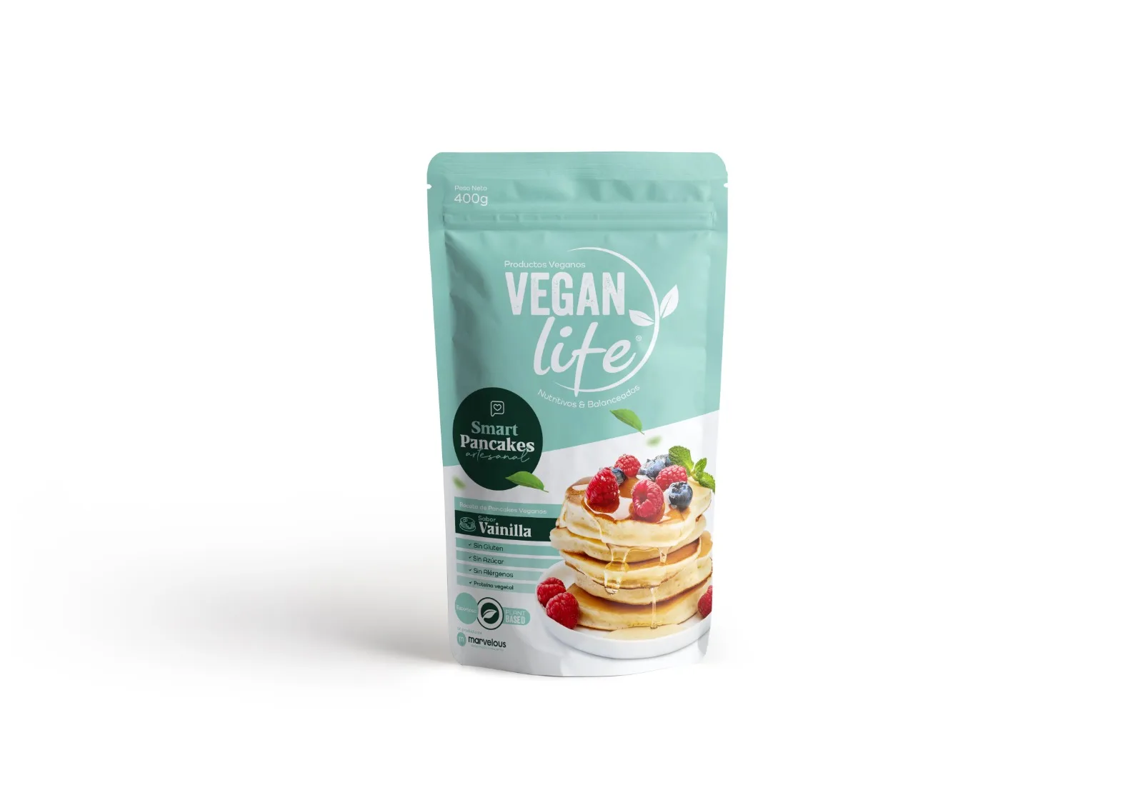 

(2 упаковки) Vegan Life Smart Pancakes Vanilla 14 унций