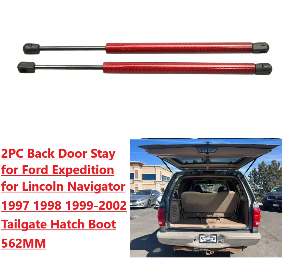 

562 мм, 2 шт., задняя дверь багажника, задняя дверь для 1997-2002 годов Lincoln Navigator Ford Expedition Hatch, подъемник багажника, опоры, амортизаторы, газовые стойки