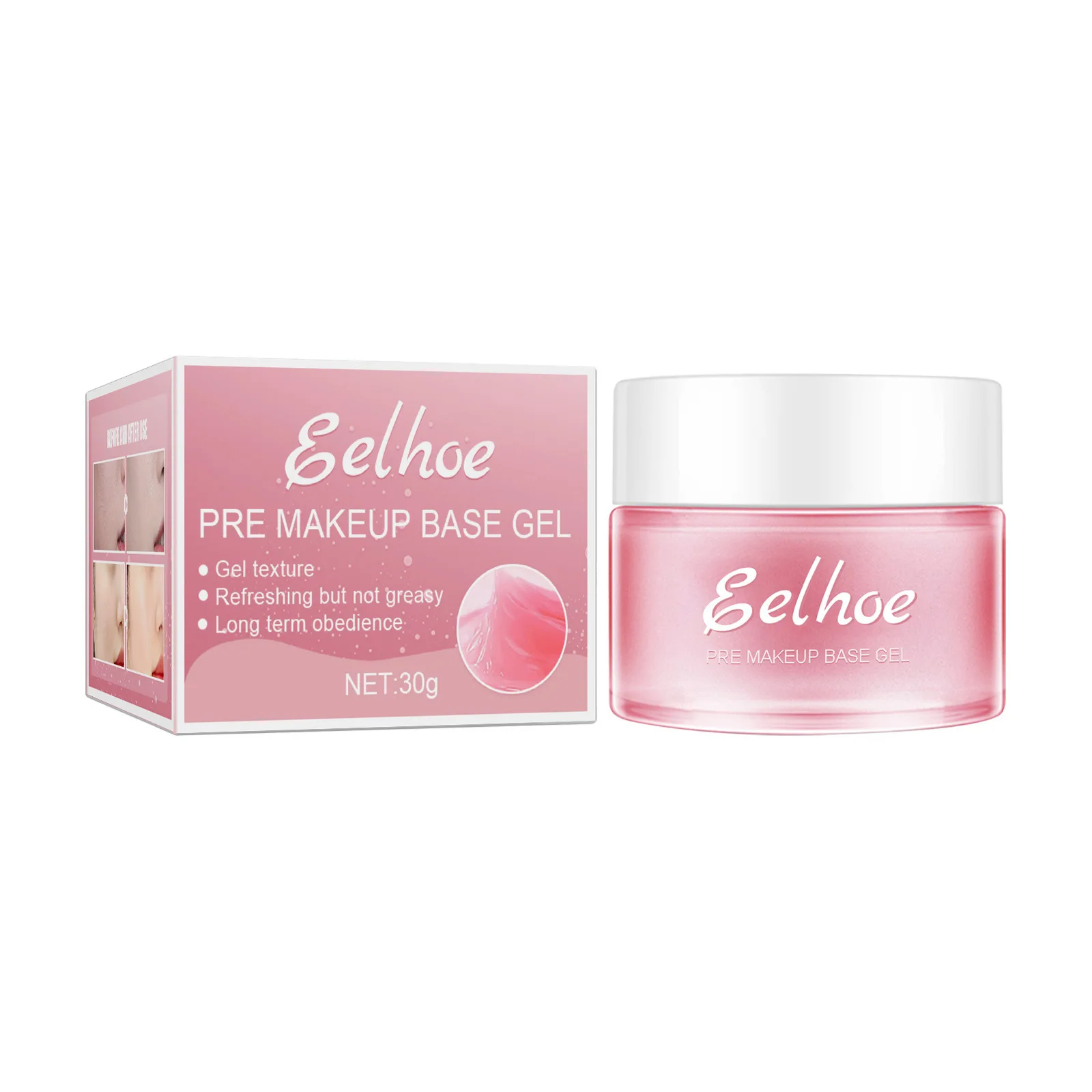 EELHOE Makeup Face Primer Base Makeup Isolation Cream Gel Concealer Moisturizing Face Primer Invisible Pore Base Pre Makeup Base