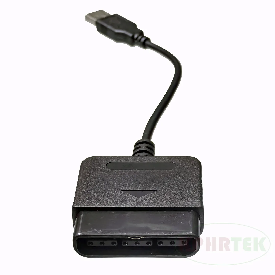Cable Adaptador Convertidor de Controlador de Juegos PS2 a USB 2.0, Compatible con PS1 PS2 Dual Shock 2