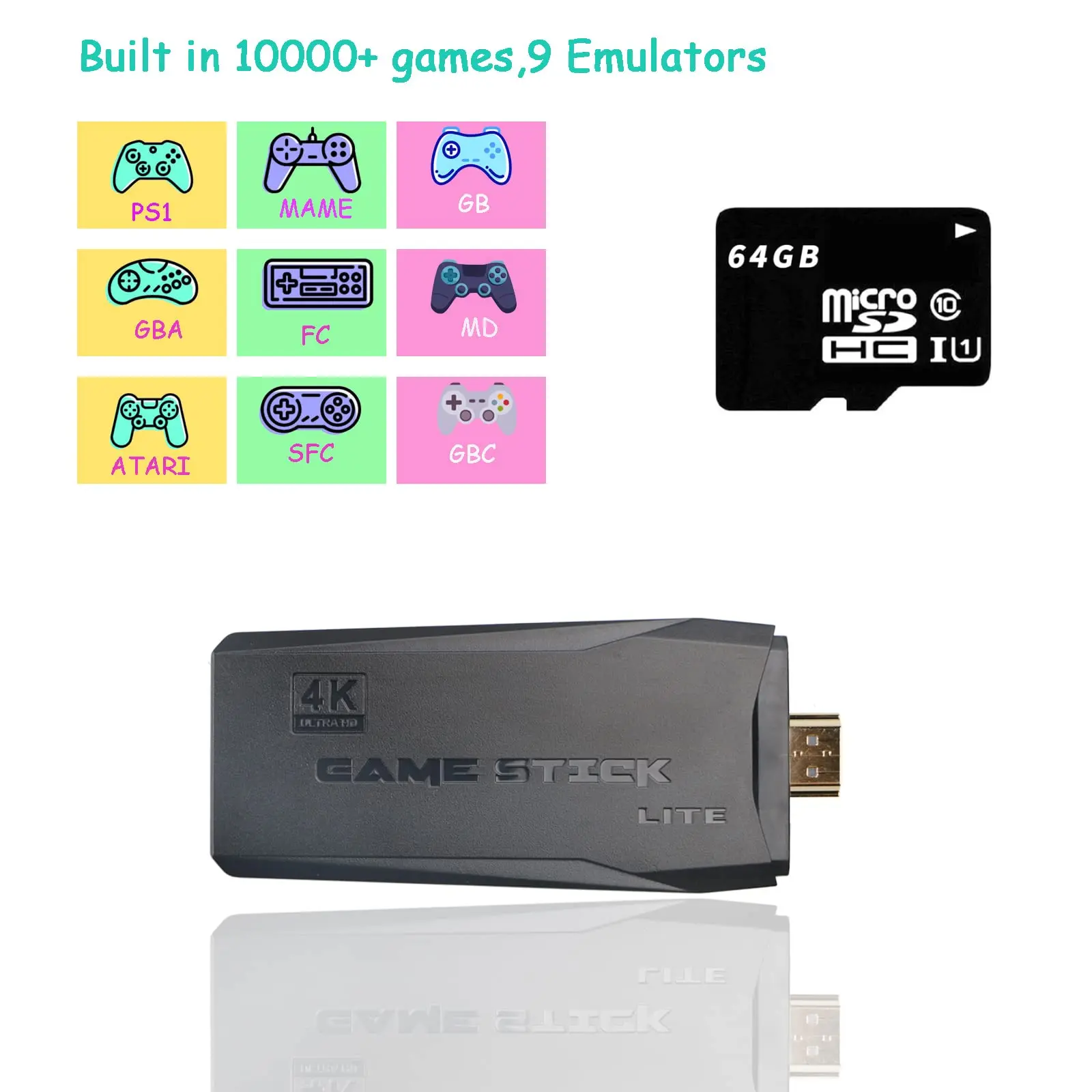 Kyvg 8ビットavミニテレビレトロゲームホストビデオゲームコンソールデュアルゲームパッドnesゲーム内蔵500ゲームpal & ntsc