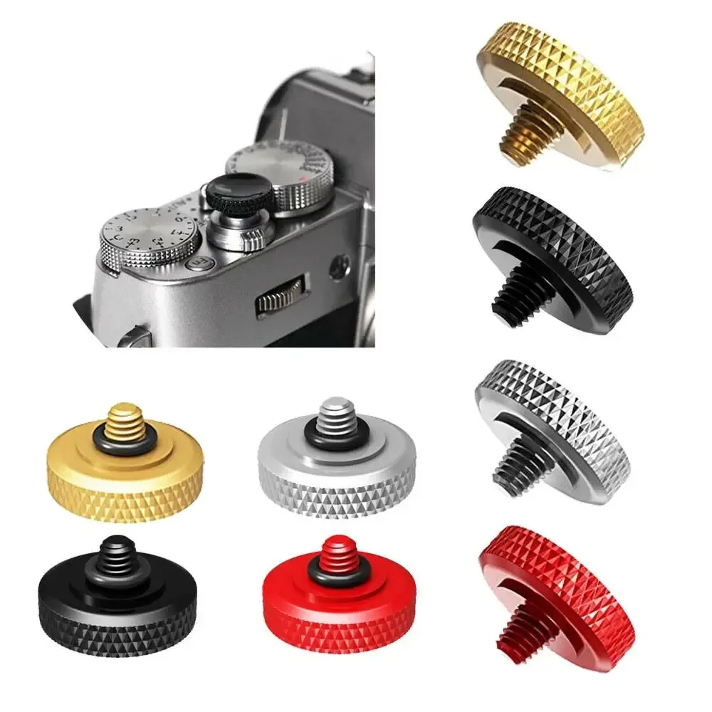 Bouton de déclenchement souple Concave en cuivre, 1 pièce, pour Fujifilm X100 SLR Leica Nikon Rolleiflex Minolta Olympus, pièces d'appareil photo