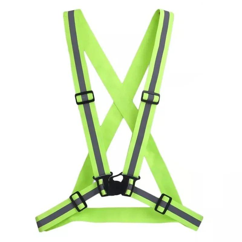 AliExpress Highlight Reflective Straps Night Work Security Running Cycling Safety Reflective Vest High Visibility Reflective Safety Jacket