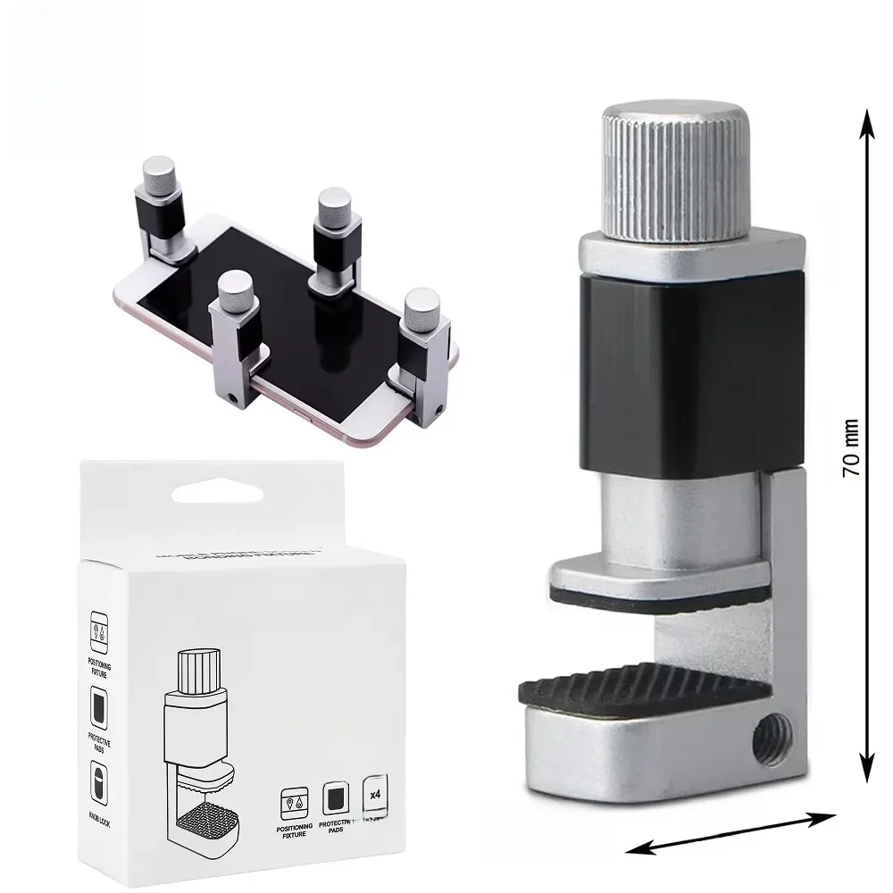 1/2/4 szt. Regulowany metalowy klips Zacisk oprawy Narzędzia do naprawy telefonu Wyświetlacz LCD Zacisk mocujący ekran do IPhone Samsung IPad Narzędzie do naprawy ekranu tabletu Uniwersalny stały uchwyt — zdjęcie 2