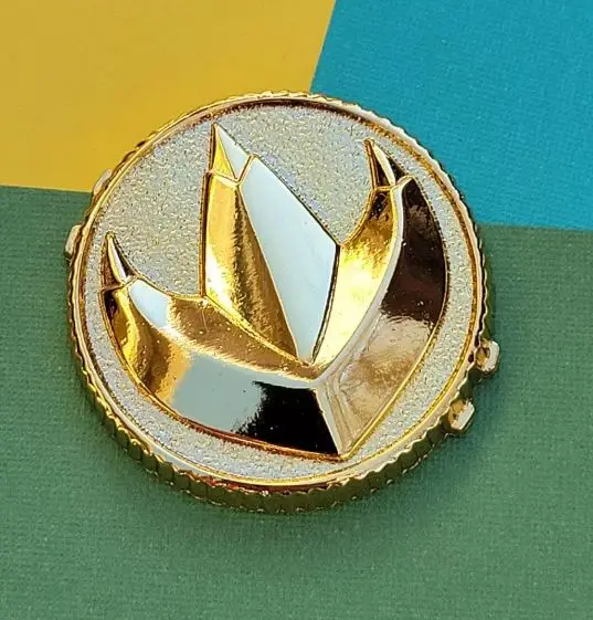 

Flawed 91-93 DRAGON Dino Power Coin-Gold Made for 1991-93 Ranger Morpher