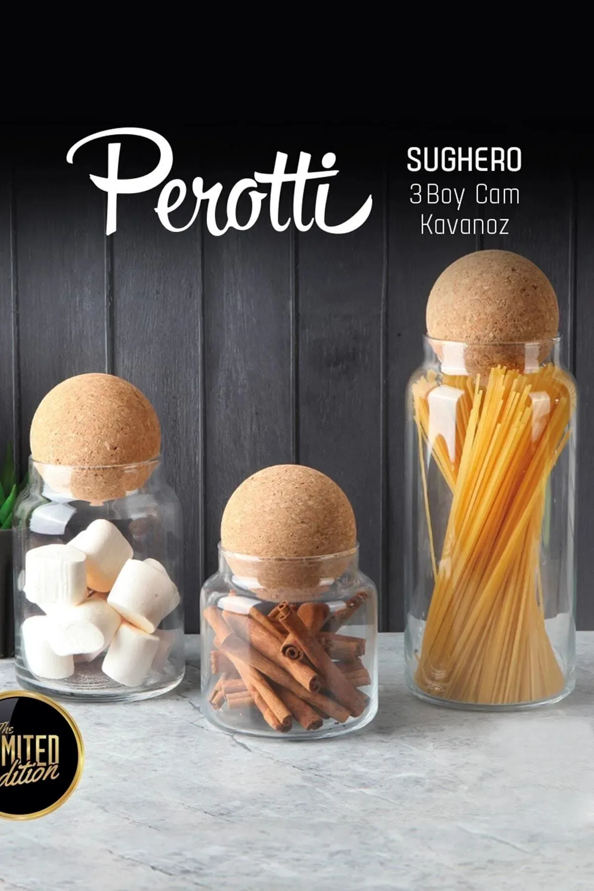 

Sughero 3-Top Glass Jar With Cork Lid And Spice Set. The Product is Perfect. You Can Review and Will Be Absolutely Satisfied