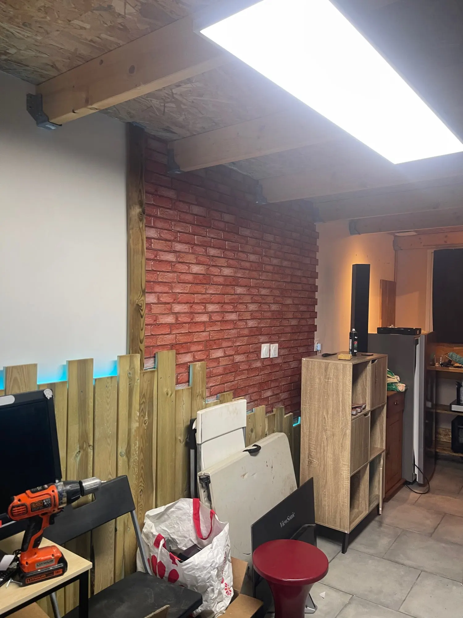 10Pcs 3D Wall Stickers PVC Self-adhesive Wallpapers for Kitchen Dining Living Room TV Background Home Decor Peel and Stick photo review