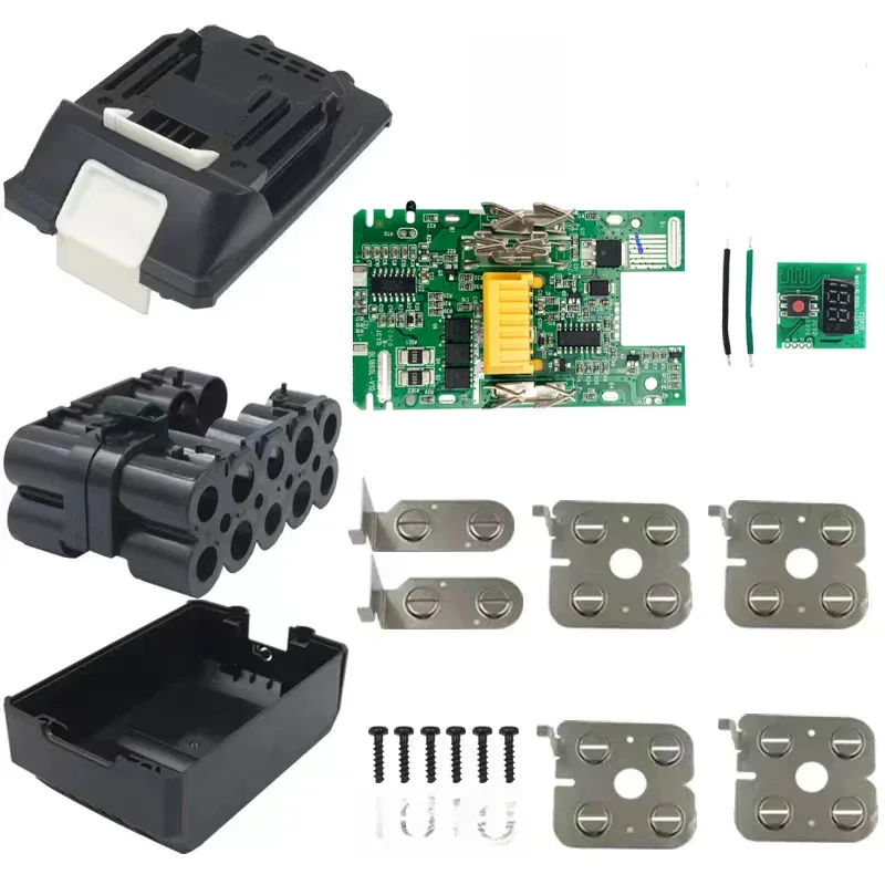 BL1830 boîtier de batterie pour Makita 18V bricolage 3.0Ah 6.0Ah 1860 1850 boîtier de coque avec BMS PCB carte Protection de charge LED numérique BL1840