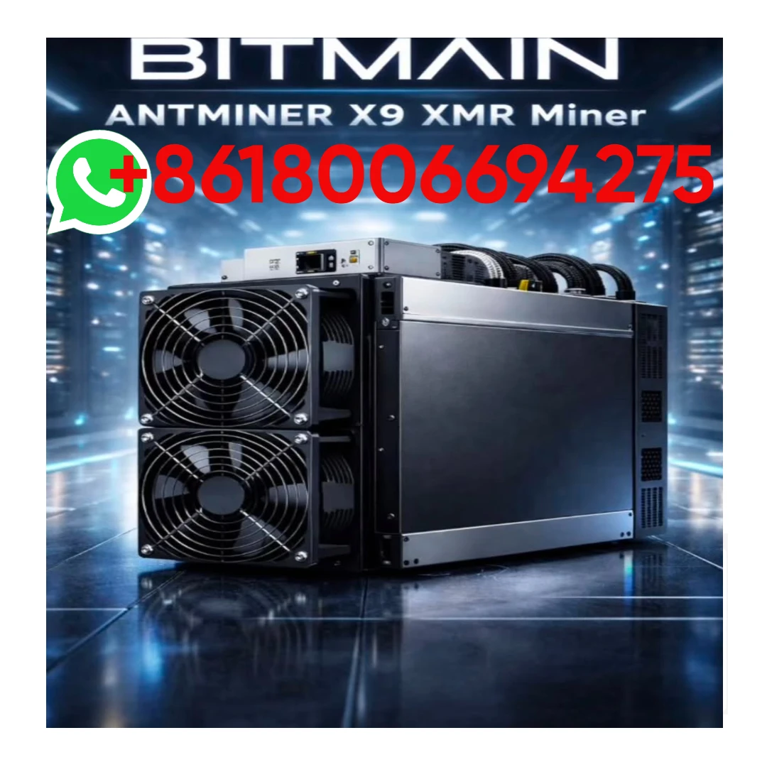 

B. PRIME NEW Bitmain Antminer X9 1,000 KH/s (1 MH/s) 2472 W Monero (XMR) RandomX Miner
