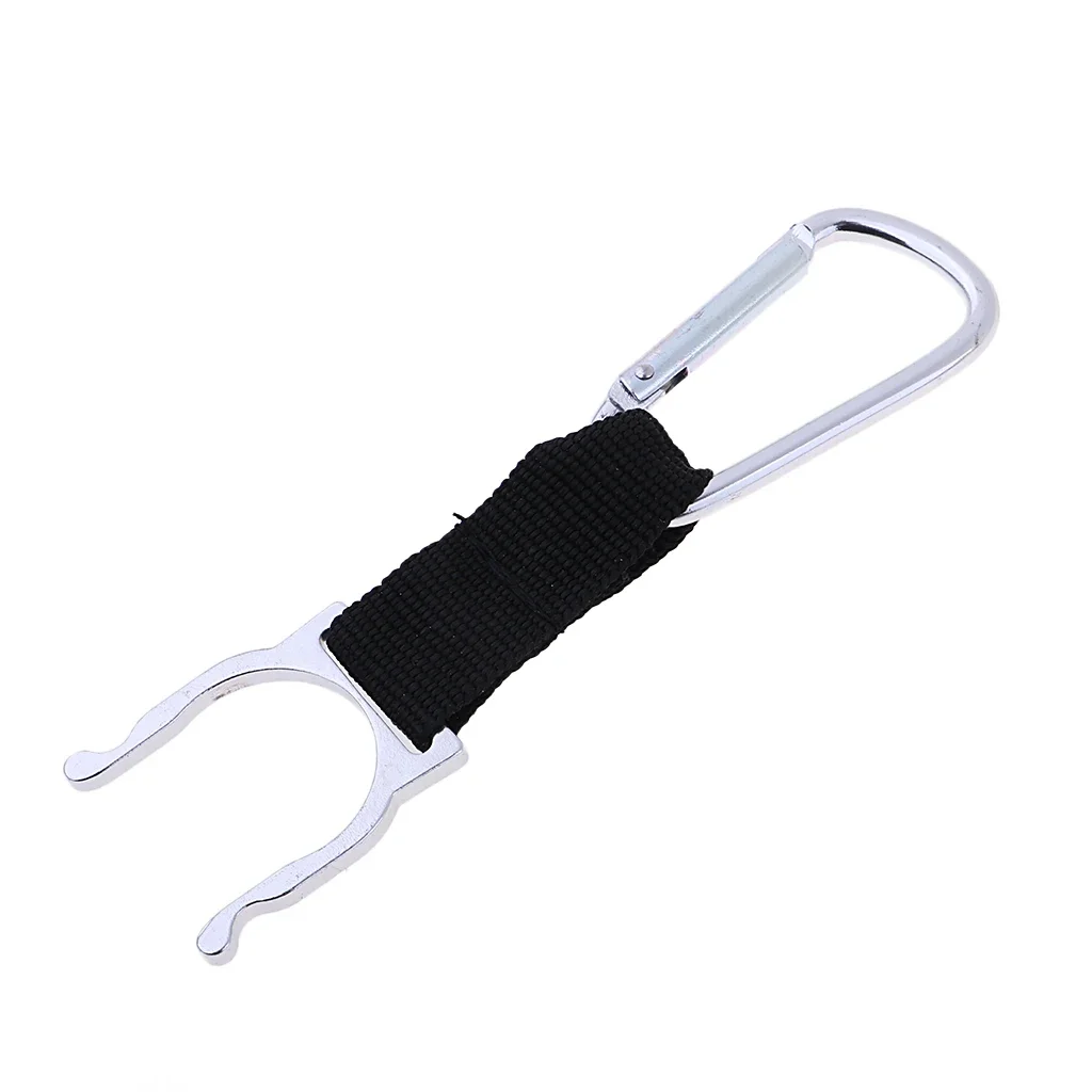 AliExpress Water Bottle Carabiner D Ring Cup Flask Hook Holder with Aluminum Alloy Keyring Belt Clip for