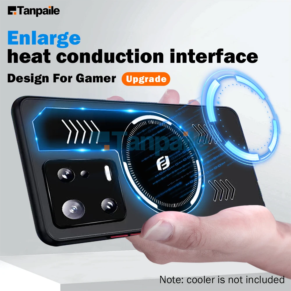 Tanpaile Cooling Magnetic Case For Xiaomi 13 Pro Mi13 Xiaomi13 Magsafe Bumper Heat Dissipation Cover Capa Funda Casing