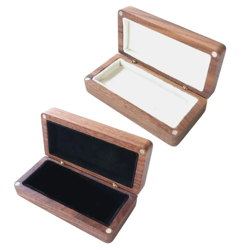 Elegante, stevige houten badge-pin-display-opbergkoffer met multifunctionele compartimenten voor huisorganisatie - afbeelding 2