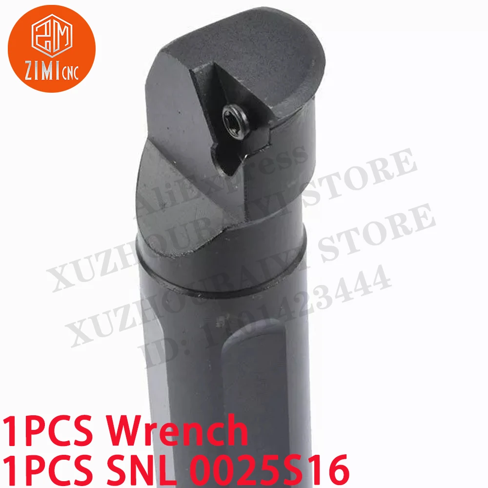 1PCS SNL 0025S16 CNC 선반 나사선삭 공구 홀더 16IR AG60의 경우 왼쪽 초경 인서트 CNC 금속 선반 기계적인 절단 도구