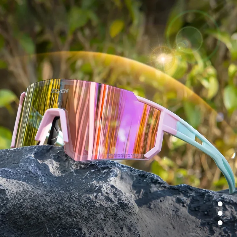 AliExpress SCVCN New Outdoor Photochromic Sunglasses Sports Bike Cycling Glasses Man MTB Climbing Glasses Women Driving Bicycle Eyewear