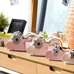 Tape Dispenser Premium Desk Tape Dispenser Lightweight Multiuse Fixed Length Tape Cutter Heat Tape Cut Dispenser for Office Home