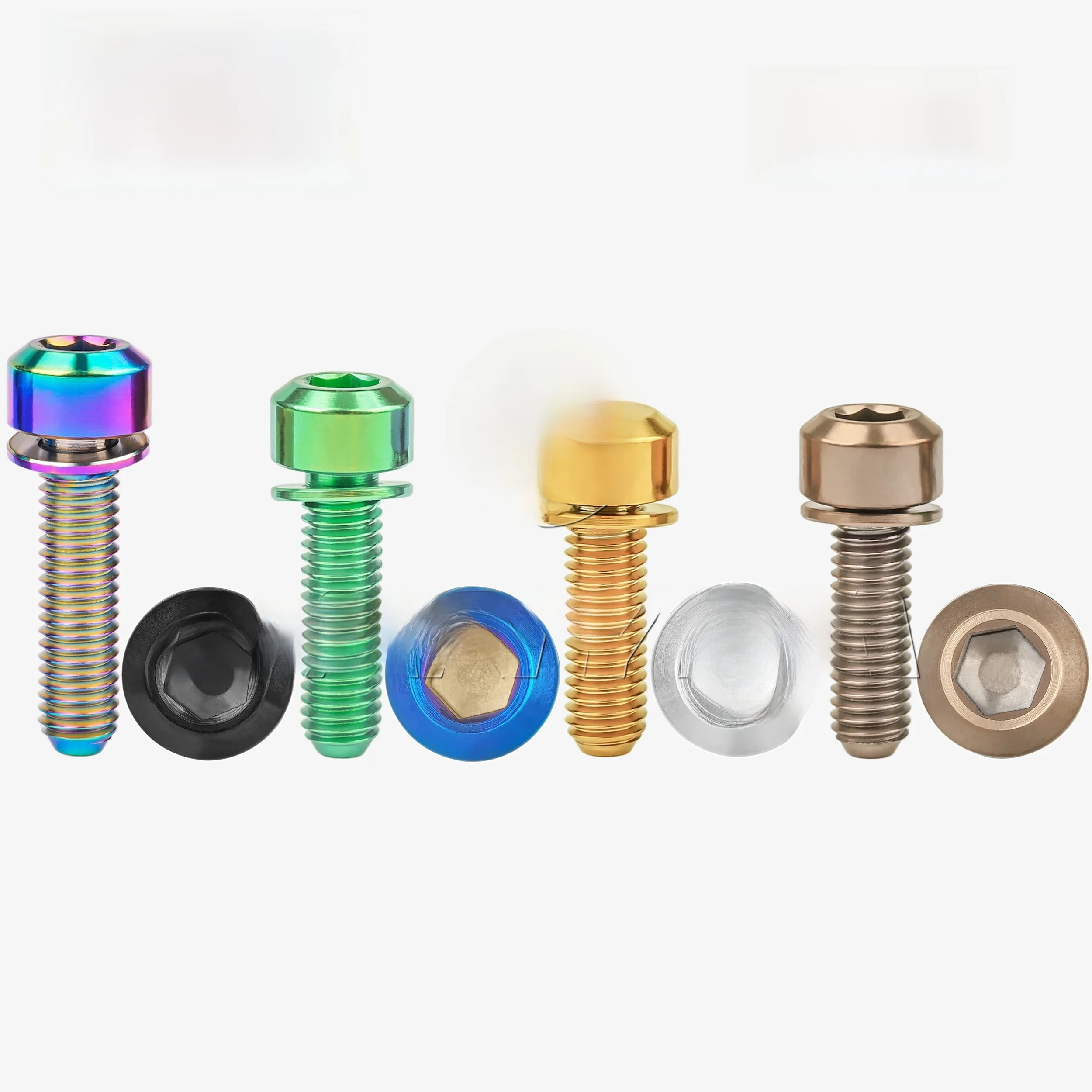 AliExpress Wanyifa Titanium Ti M5x16mm M5x18mm M5x20mm for Bicycle Stem Socket Head Bolt with Washer pack of 6