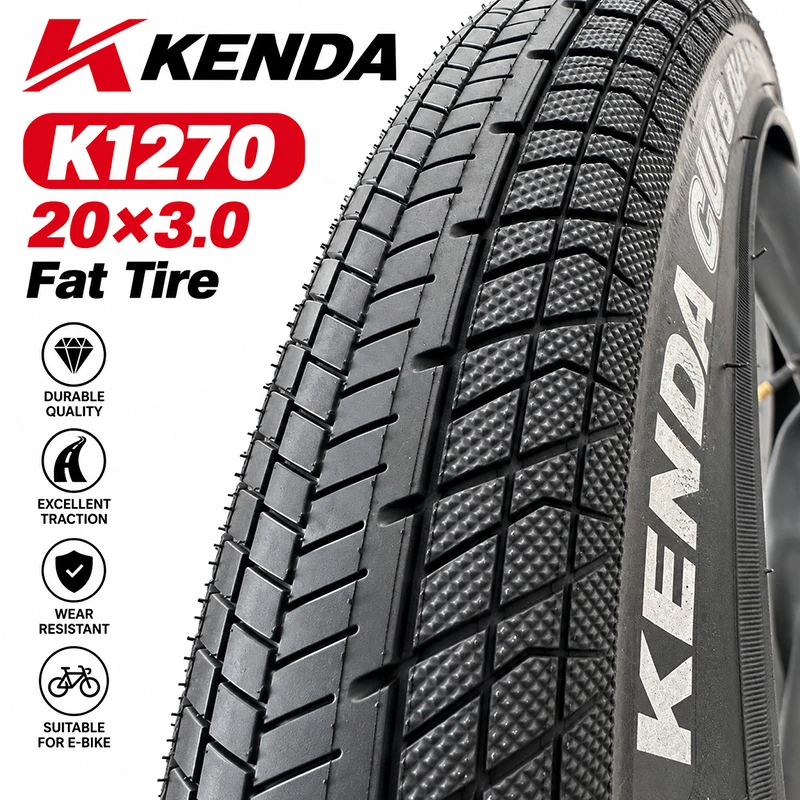 KENDA 20x3.0 16x4.0 Fatbike-Reifen mit Schlauch 76-406 E-Bike Elektrofahrrad Breiter Reifen – Detail 8