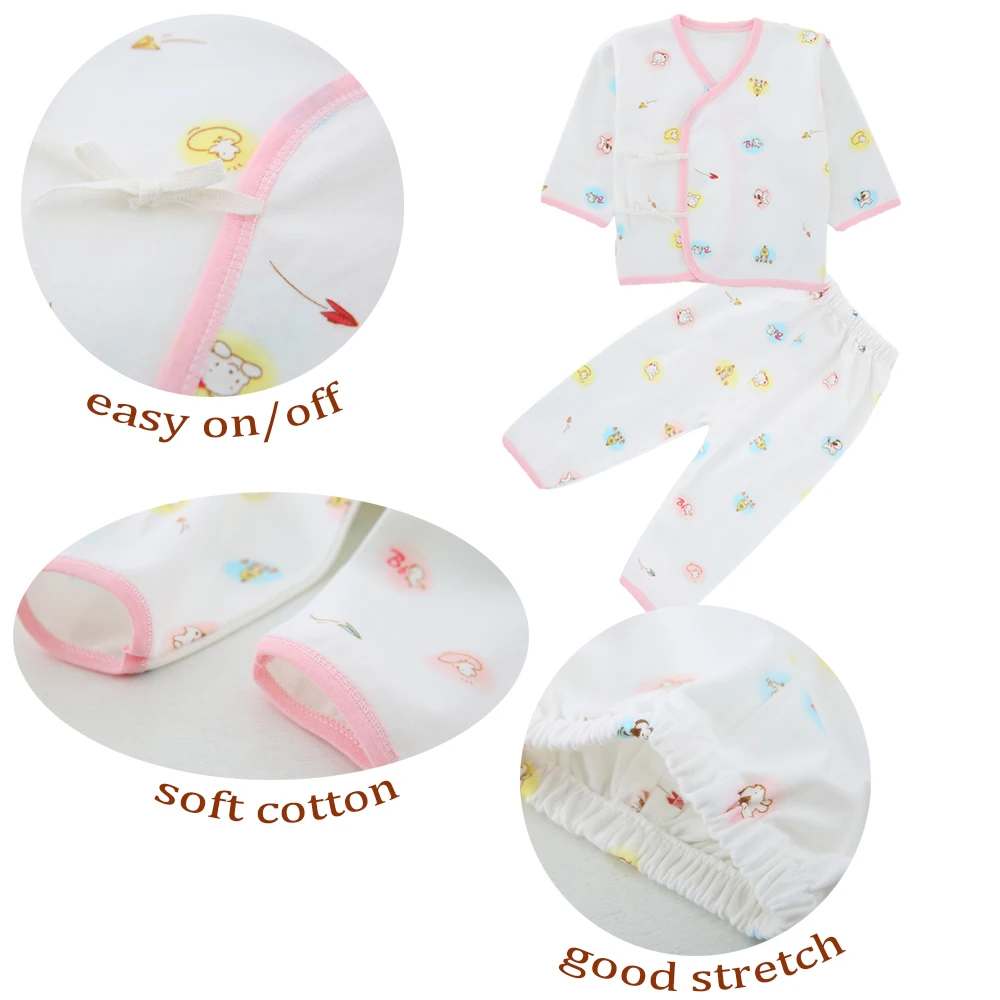 18PCS Newborn Clothes Set Baby Gift Pure Cotton Baby Set 0-3 Months Autumn Spring Kids Clothes Suit Unisex No Box