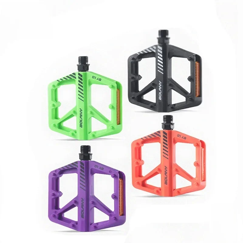 AliExpress BOLANY Nylon Bicycle Pedals ultralight and non-slip mountain bike fiber pedals dustproof and waterproof DU double bearing pedals