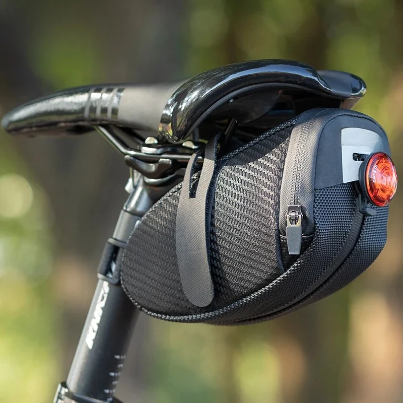 AliExpress ROCKBROS MTB Bicycle Rear Bag Rainproof Nylon Back Seat Road Bike Saddle Bag MTB Tail Pouch Package for Outdoor Sports Cycling