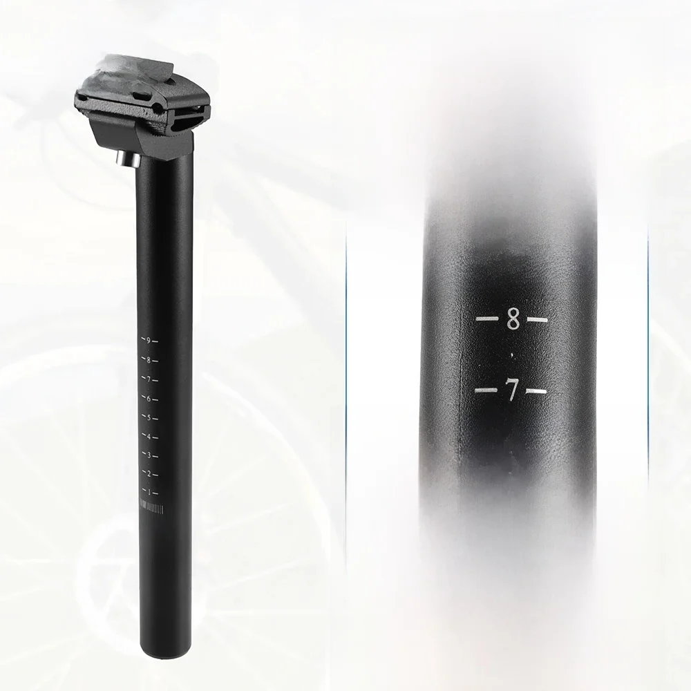 AliExpress X Autohaux OD 25.4mm 27.2mm 28.6mm 30.4mm 30.8mm 31.6mm Bike Seat Post Aluminum Alloy Bicycle Bike Seat Tube Mount Leng300-450mm