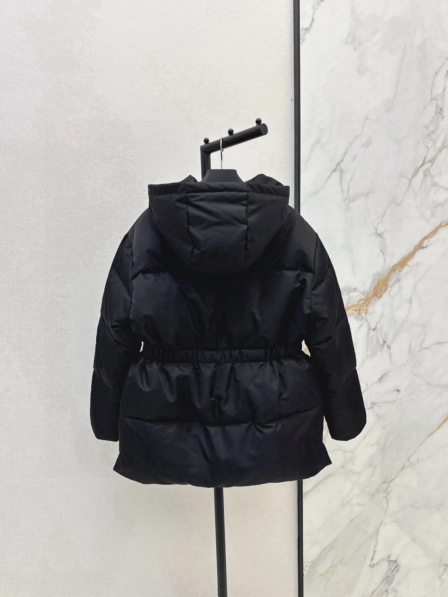 

2025 New Fashion Women's Winter Down Jacket Hooded Zipper Cardigan Waisted Mid-Length Cotton Jacket Women's Jacket