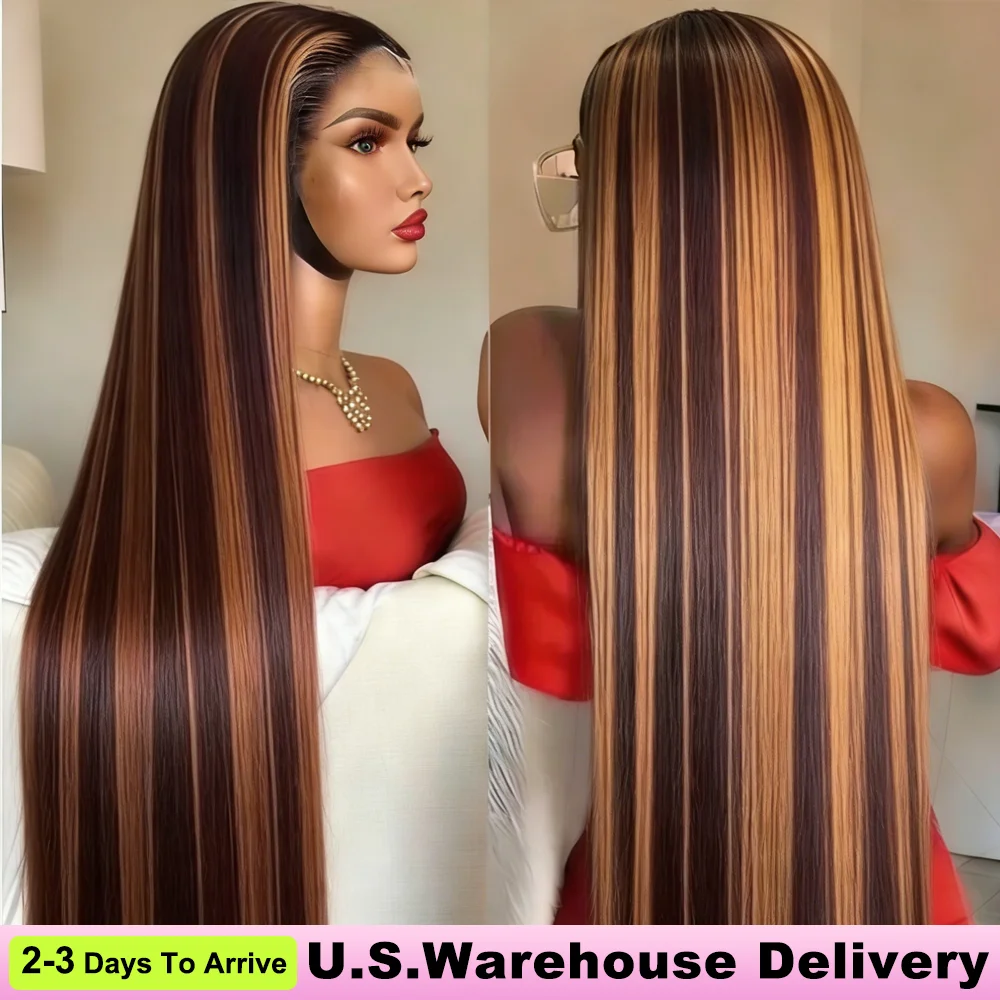 

Выделите парики из человеческих волос, плотность 200, прямые парики из натуральных волос на кружеве, 13x6, кружевные фронтальные парики, человеческие волосы, 4/27 цвета