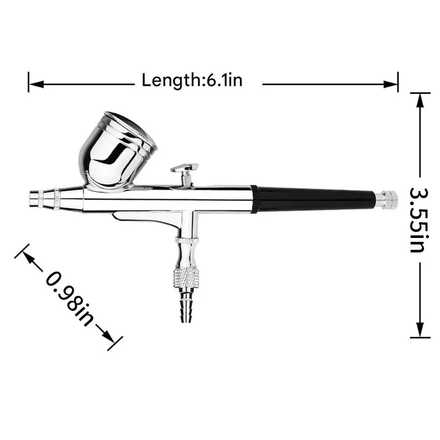 البخاخة بندقية رذاذ عدة ثنائي العمل بندقية رذاذ ماكياج مجموعة الوجه الوشم الفن الجمال النافثة للحبر إصلاح السيارات DIY بها بنفسك