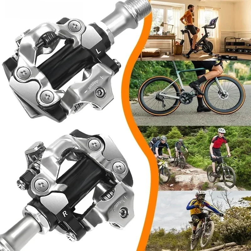 AliExpress BUCKLOS Mtb Pedals for Shimano SPD Aluminum Alloy Mountain Bike Self-locking Pedal with Cleats Sealed Bearing Bicycle Pedal