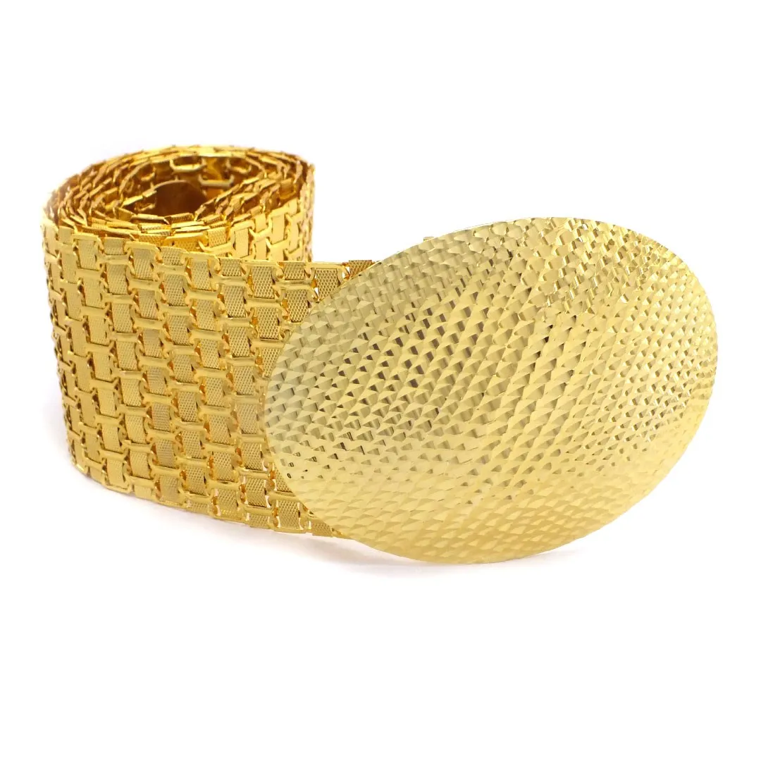 105 Cm Gold Überzogene Maraş Frauen Gürtel Hochzeit Engagement Geschenk Echt Aussehen Stilvolle Elegante Tun Nicht Verblassen Spezielle Handarbeit Jewellr