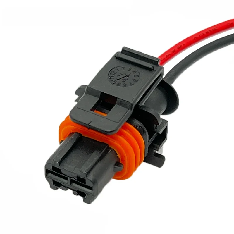 1 jeu de 2 broches 1928404072 Prise d'injecteur Diesel à rampe commune automatique, connecteurs de câbles électriques, prise de faisceau de câblage 1928403137