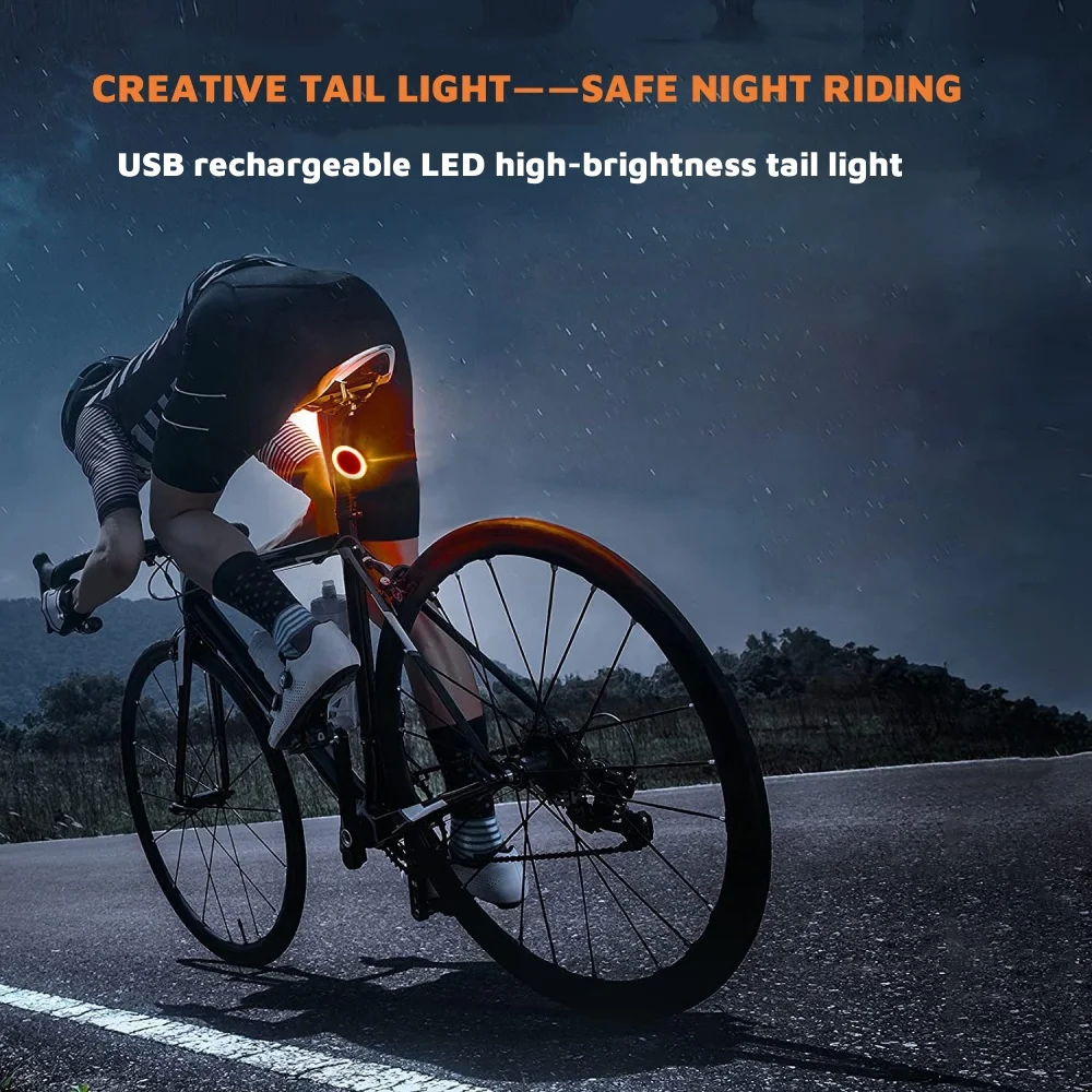 

Велосипедный фонарь Задние фонари Bicycl USB Перезаряжаемый светодиодный велосипедный задний фонарь Love Круглая вспышка Задний фонарь MTB Подседельный штырь Аксессуары для велосипедов