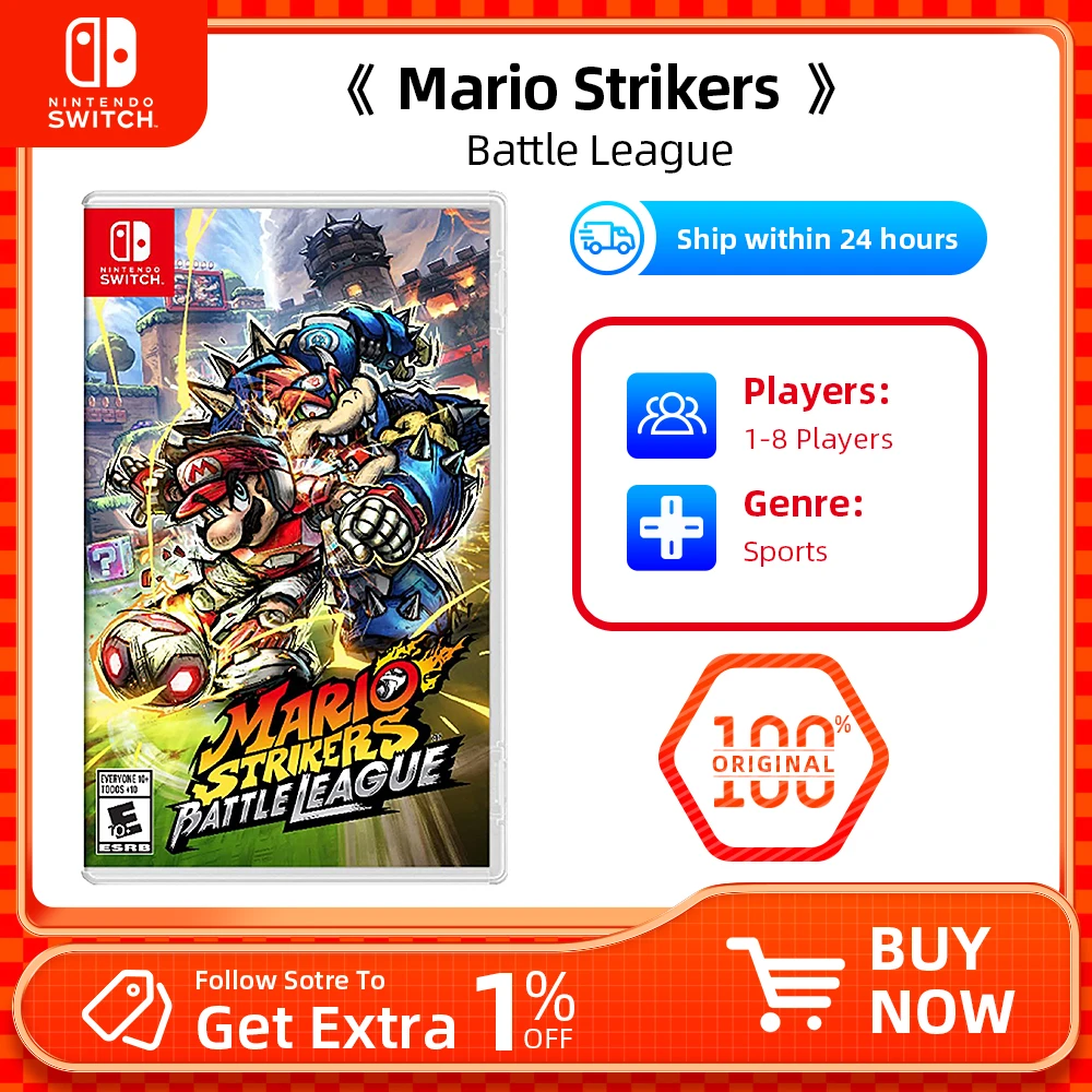 Nintendo Switch β Π±ΠΎΠ΅Π²Π°Ρ Π»ΠΈΠ³Π° Mario Strikers β ΠΏΠΎΠ΄Π΄Π΅ΡΠΆΠΊΠ° Π’Π, Π½Π°ΡΡΠΎΠ»ΡΠ½Π°Ρ ΠΏΠΎΡΡΠ°ΡΠΈΠ²Π½Π°Ρ ΠΎΡΠΈΡΠΈΠ°Π»ΡΠ½Π°Ρ ΠΎΡΠΈΠ³ΠΈΠ½Π°Π»ΡΠ½Π°Ρ ΠΈΠ³ΡΠΎΠ²Π°Ρ ΠΊΠ°ΡΡΠ° Switch OLED Lite Nintendo Switch β Π±ΠΎΠ΅Π²Π°Ρ Π»ΠΈΠ³Π° Mario Strikers β ΠΏΠΎΠ΄Π΄Π΅ΡΠΆΠΊΠ° Π’Π, Π½Π°ΡΡΠΎΠ»ΡΠ½Π°Ρ ΠΏΠΎΡΡΠ°ΡΠΈΠ²Π½Π°Ρ ΠΎΡΠΈΡΠΈΠ°Π»ΡΠ½Π°Ρ ΠΎΡΠΈΠ³ΠΈΠ½Π°Π»ΡΠ½Π°Ρ ΠΈΠ³ΡΠΎΠ²Π°Ρ ΠΊΠ°ΡΡΠ° Switch OLED Lite