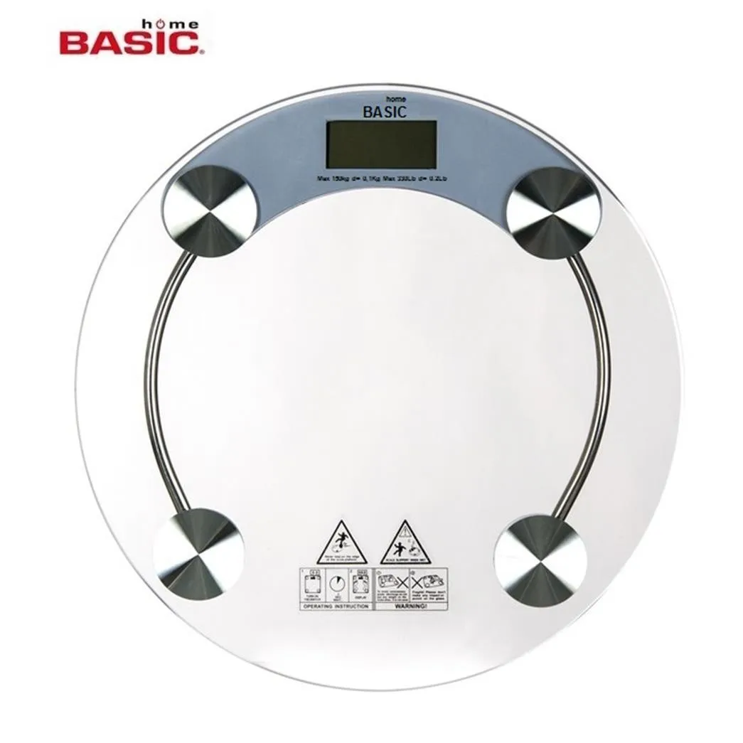 BASCULA  DE BAÑO DIGITAL PESO 150 KG PRECISIÓN CRISTAL VIDRIO