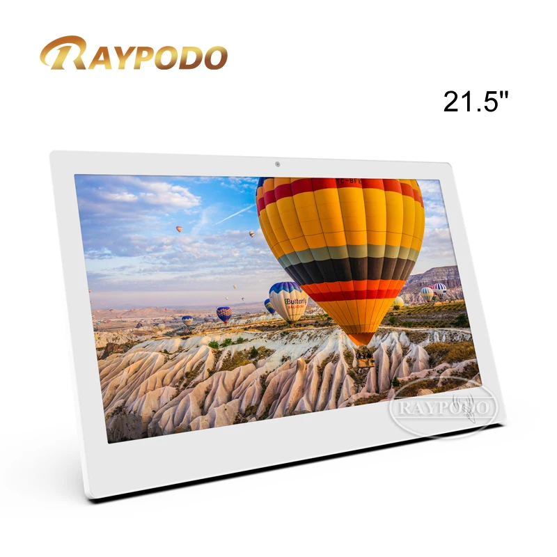 Raypodo 21.5 inch Capacitive Touchscreen Display Chipset RK3399 With Android 8.1 Universal Wall Mount Tablet PC