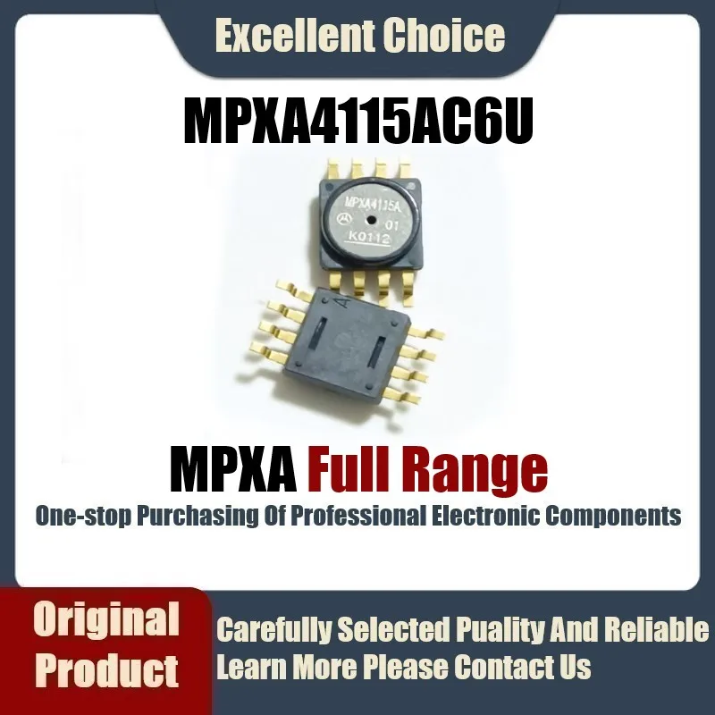 

1-5PCS/Lot Original Genuine MPXA4115AC6U MPXA4115A MPXA4115 Package SMD-8 Pressure Sensor