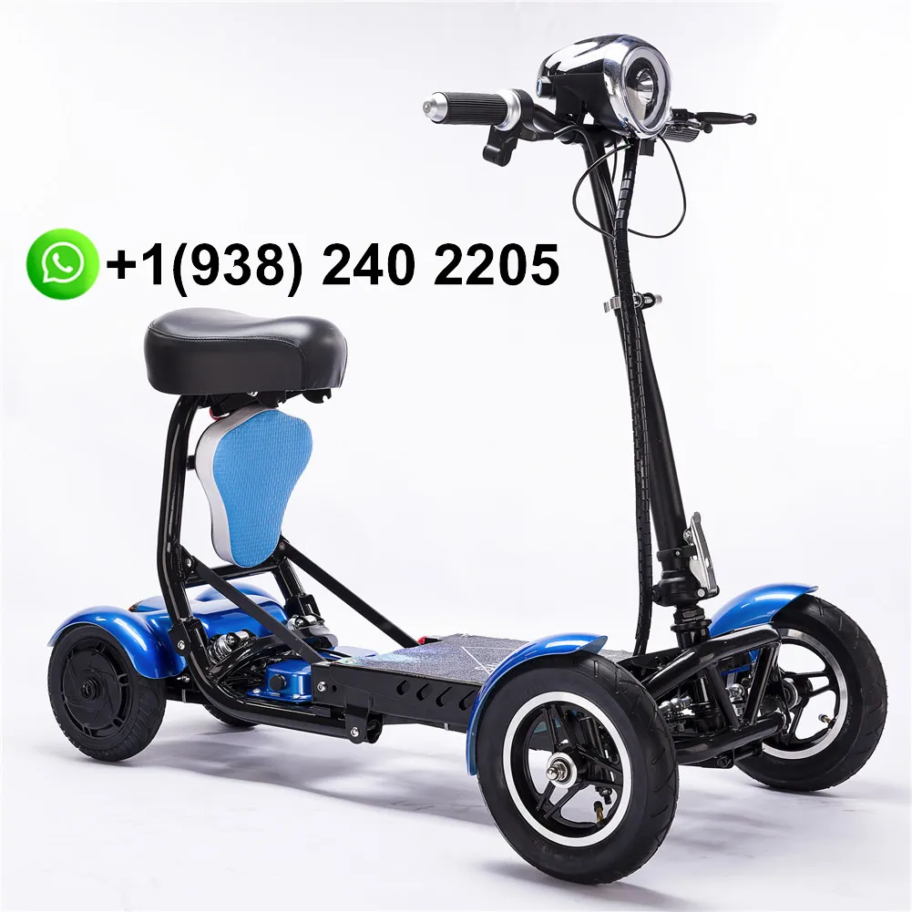 

DCE Enhance Foldable Perfect Travel Transformer Lithium 4 Wheel Electric Folding Mobility Scooter Convenient for Elderly