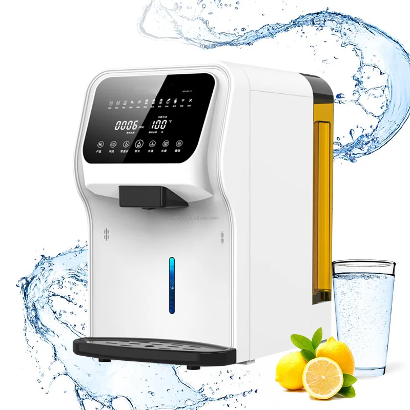 Home Use Desktop Countertop Hydrogen Water Purifier 3500PPB 6L Big Water Tank RO Filtration System Hydrogen Water Generator